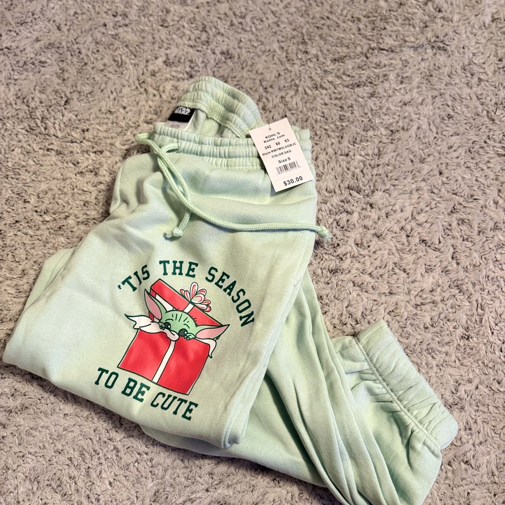 Star Wars Mint Green Kids Joggers